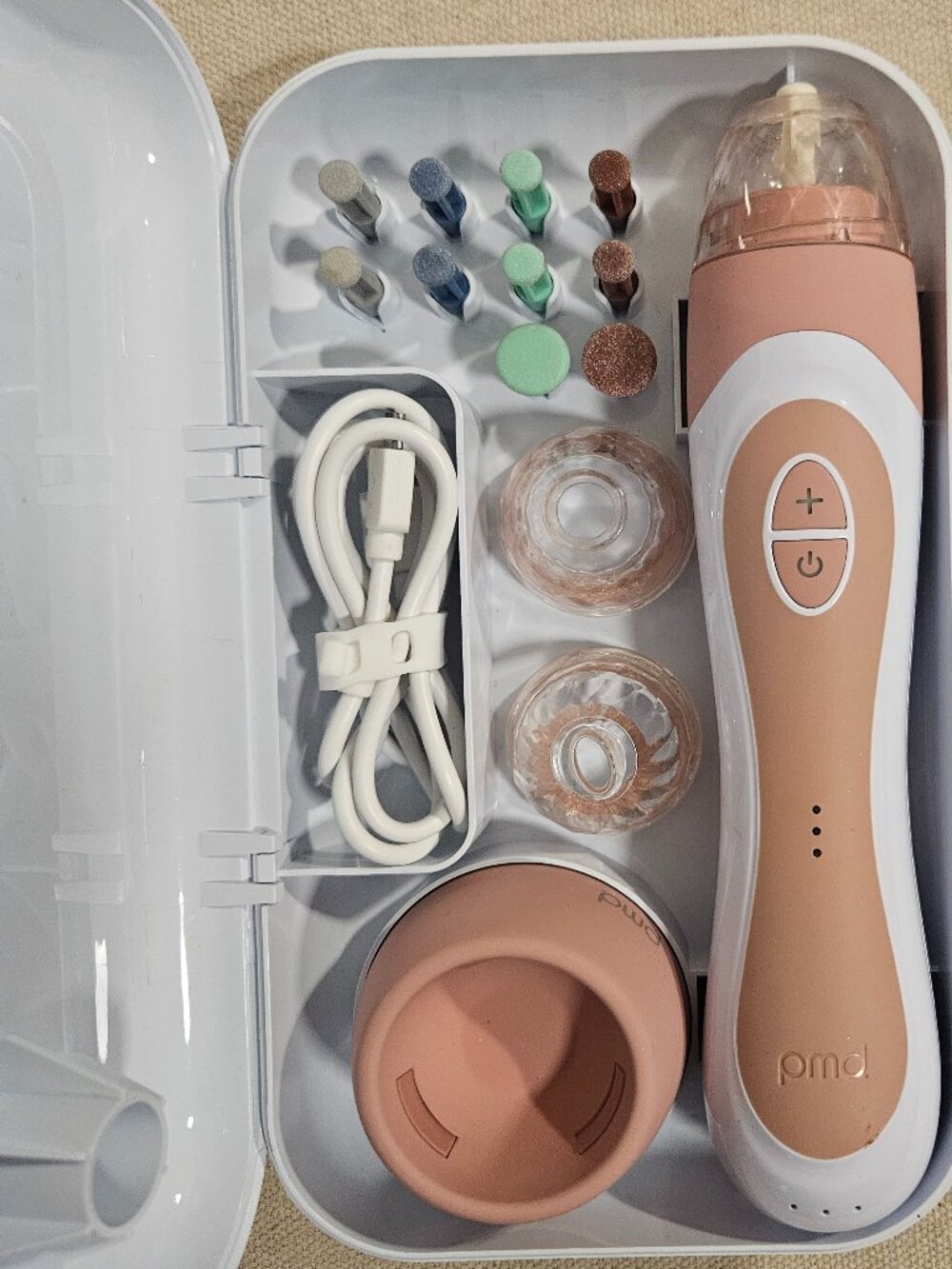 PMD Personal Microderm Elite Pro At-Home Microdermabrasion Rose Gold